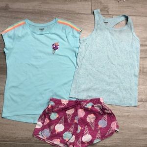 Girls Gymboree ice cream outfit lot size 7/8 M